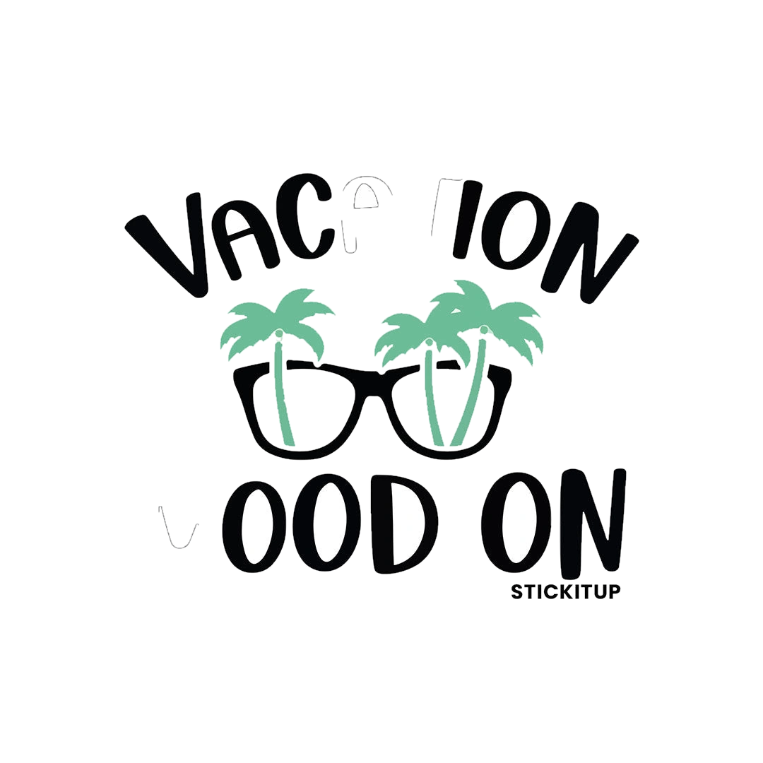 Vacation Mood On Sticker